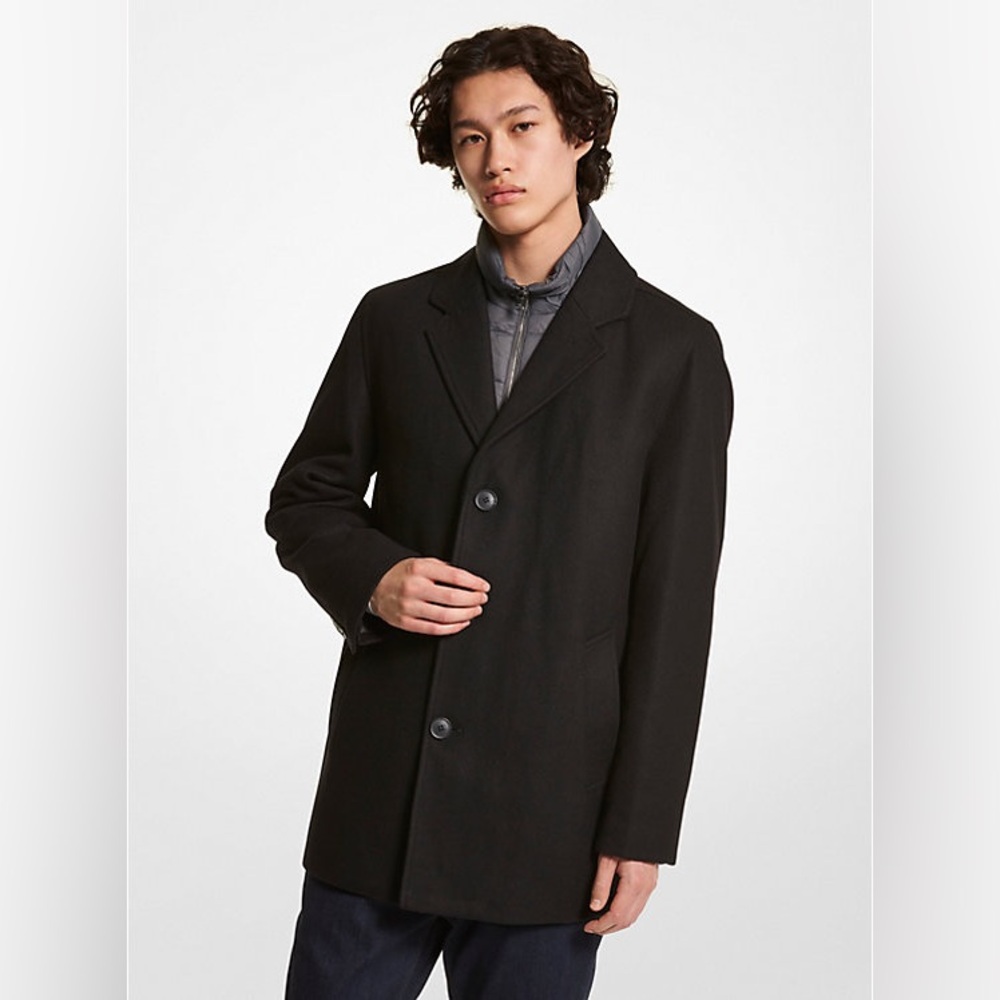 Michael Kors Charcoal Man Coat L